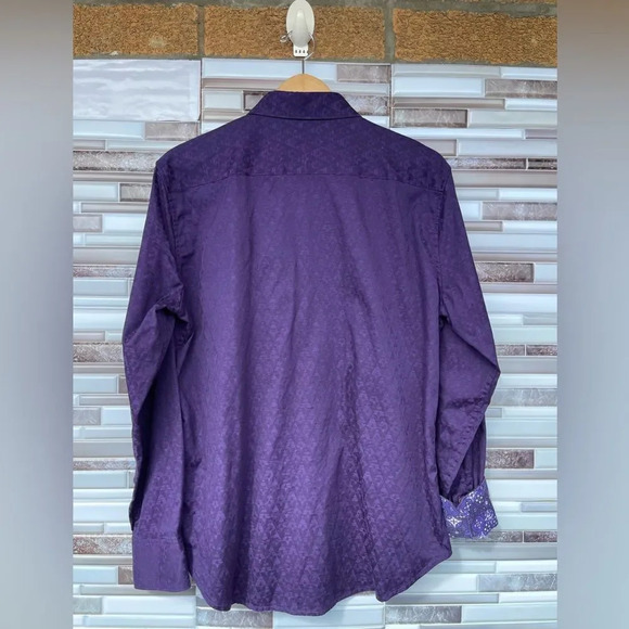Robert Graham purple shirt size medium - Picture 7 of 9